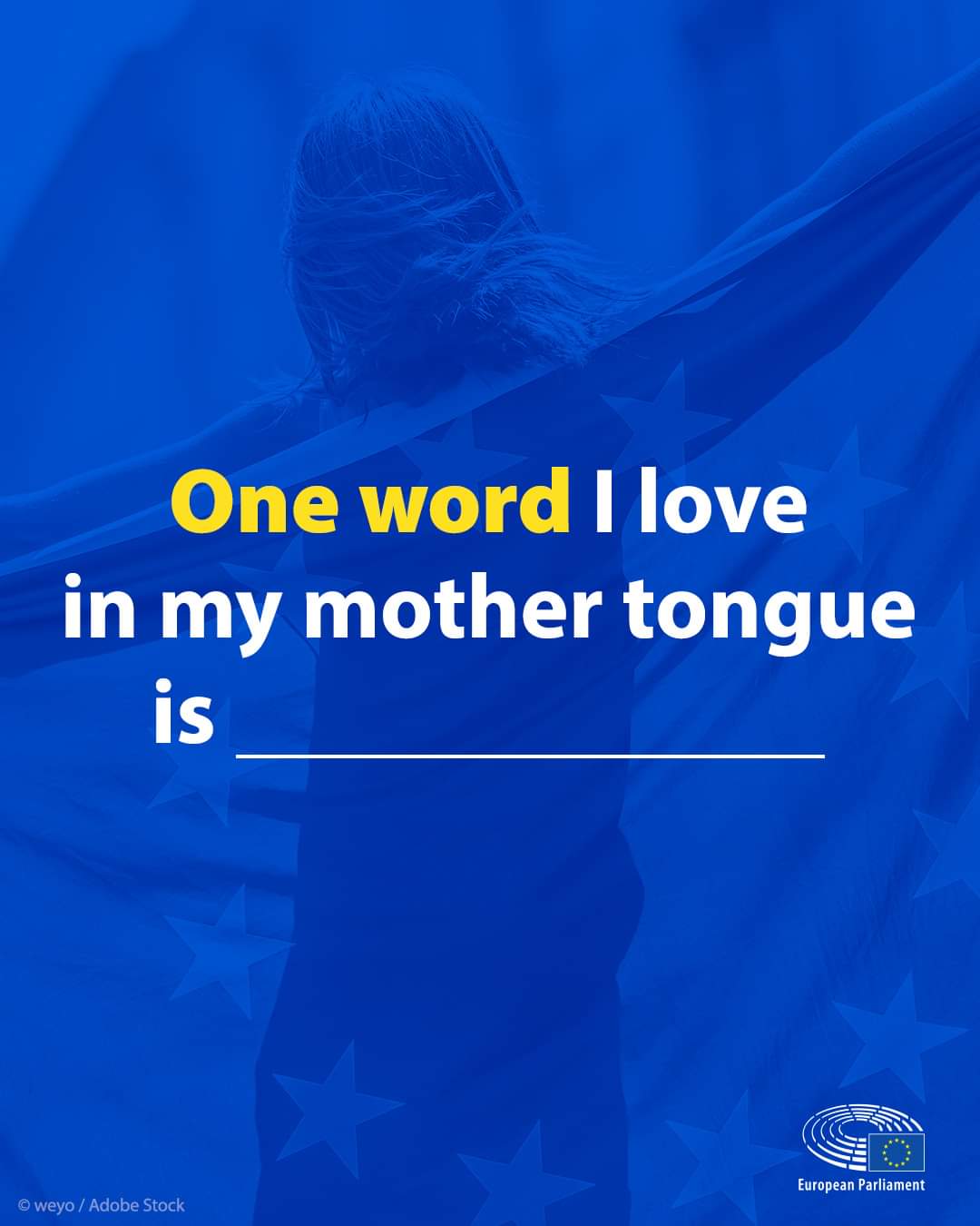 One word I love in my mother tongue is...