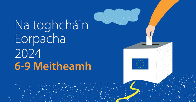 Na toghcháin Eorpacha 2024 - Twitter Card