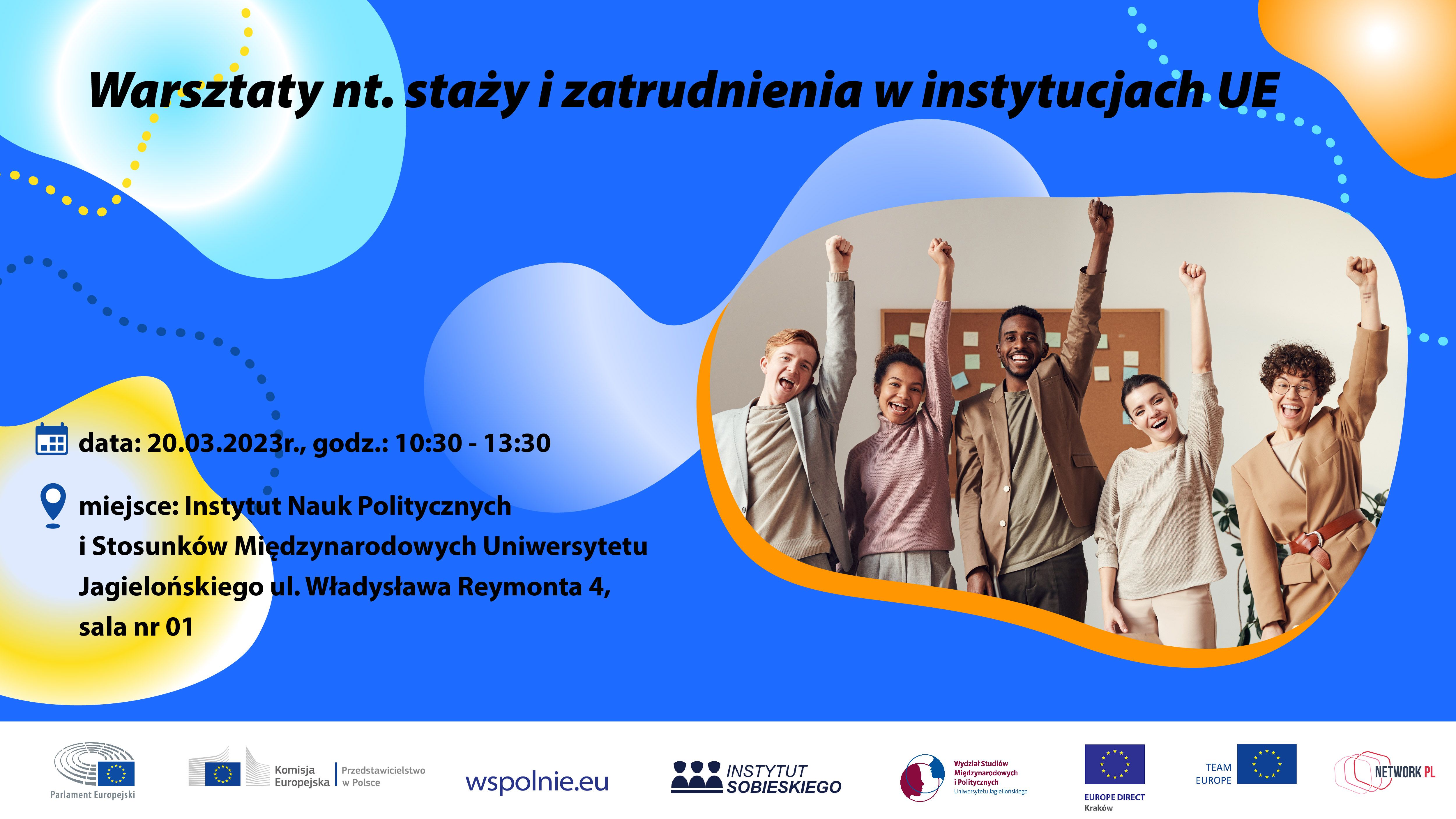 Zaproszenie na warsztaty o karierach w UE w Krakowie