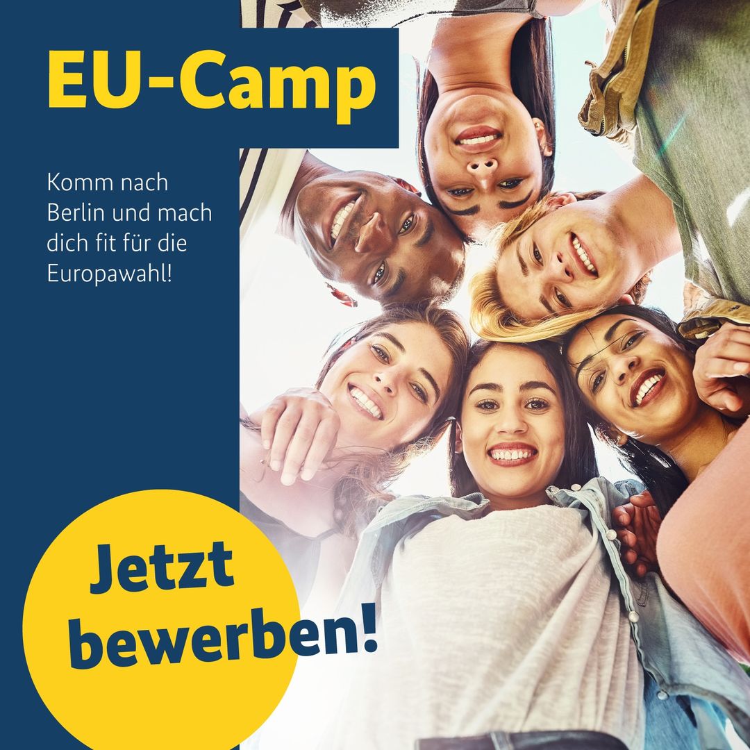 Kostenloses EU-Camp für Schüler*innen und Azubis in Berlin: Bewerbungsschluss am 8. Oktober